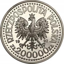 200000 złotych 1992 MW  ET "Władysław III Warneńczyk"