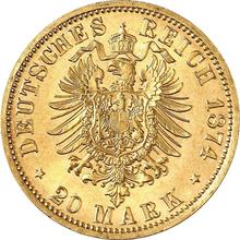 20 марок 1874 B   "Шаумбург-Липпе"