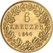 6 Kreuzer 1844   