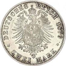 2 marcos 1876 A   "Anhalt"