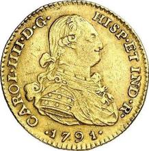 2 escudo 1791 NR JJ 