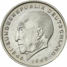2 marcos 1974 G   "Konrad Adenauer"