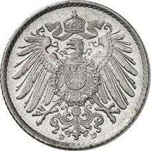 5 Pfennige 1917 D  