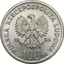 100 eslotis 1984 MW   "40 aniversario de la República Popular de Polonia" (Pruebas)