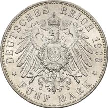5 марок 1906 J   "Бремен"