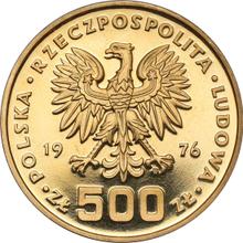500 złotych 1976 MW   "200 Rocznica śmierci Tadeusza Kościuszki" (PRÓBA)