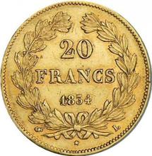 20 франков 1834 L  