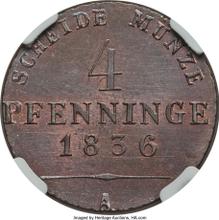 4 Pfennige 1836 A  