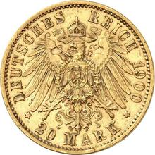 20 marcos 1900 F   "Würtenberg"