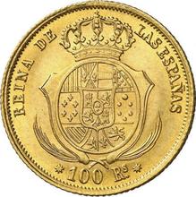 100 réales 1862   