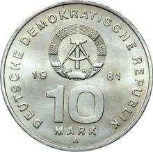 10 Mark 1981 A   "National People's Army"