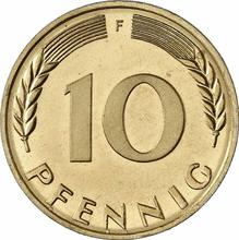 10 fenigów 1973 F  