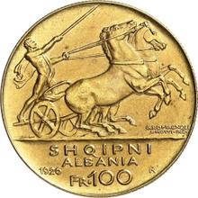 100 franga ari 1926 R  