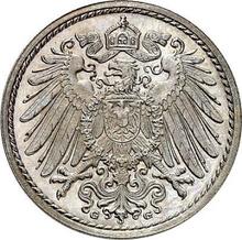 5 Pfennig 1908 G  