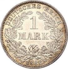 1 марка 1886 E  