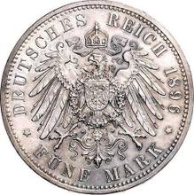 5 marcos 1896 A   "Anhalt"
