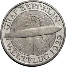 3 Reichsmarks 1930 A   "Zepelín"