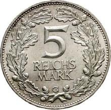 5 Reichsmarks 1925 G   "Renania"