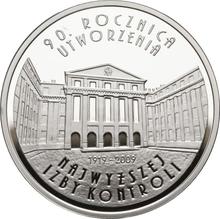 10 złotych 2009 MW  UW "90 Кocznica utworzenia Najwyższej Izby Kontroli"