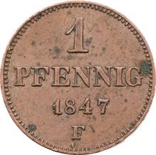 1 Pfennig 1847  F 