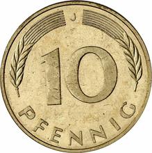 10 Pfennig 1982 J  