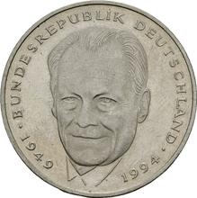 2 marcos 1994-2001    "Willy Brandt"