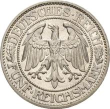 5 Reichsmarks 1931 G   "Roble"
