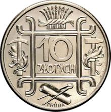10 Zlotych 1934    "Durchmesser 33 mm" (Probe)