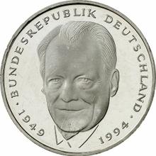 2 marki 1998 J   "Willy Brandt"