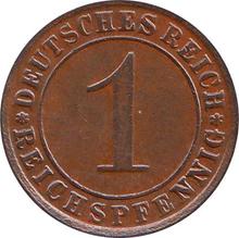 1 Reichspfennig 1929 D  