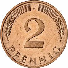 2 Pfennig 1986 J  