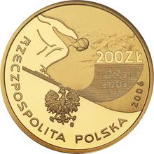 200 złotych 2006 MW  RK "XX Zimowe Igrzyska Olimpijskie - Turyn 2006"