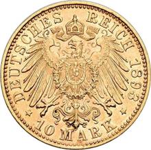 10 marcos 1893 D   "Bavaria"