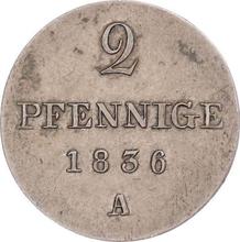 2 пфеннига 1836 A  