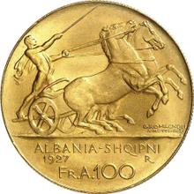 100 Franga Ari 1927 R  