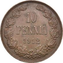 10 Penniä 1912   