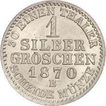 1 Silber Groschen 1870 B  