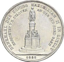 Doppeltaler 1856    "Denkmal des Königs Maximilian"