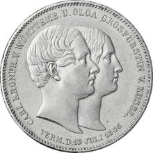 Doppeltaler 1846    "Hochzeit von Prinz Karl und Großfürstin Olga"