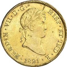 8 escudos 1821  JP 