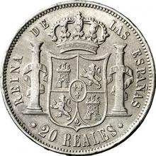 20 réales 1859   