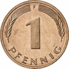 1 Pfennig 1986 F  