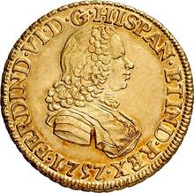 2 escudos 1757 Mo MM 