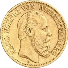 10 Mark 1891 F   "Wurtenberg"