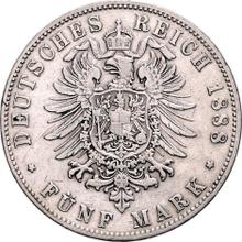 5 марок 1888 G   "Баден"