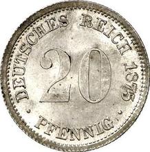 20 Pfennige 1875 D  