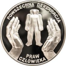 10 złotych 1998 MW  NR "50 Rocznica przyjęcia przez ONZ Powszechnej Deklaracji Praw Człowieka"