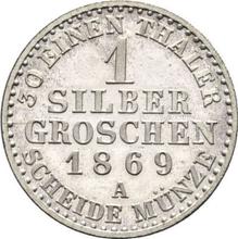 Silber Groschen 1869 A  