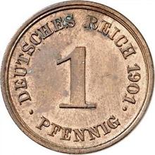 1 Pfennig 1901 E  