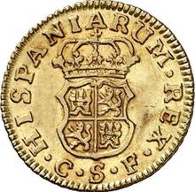 Medio escudo 1768 S CF 